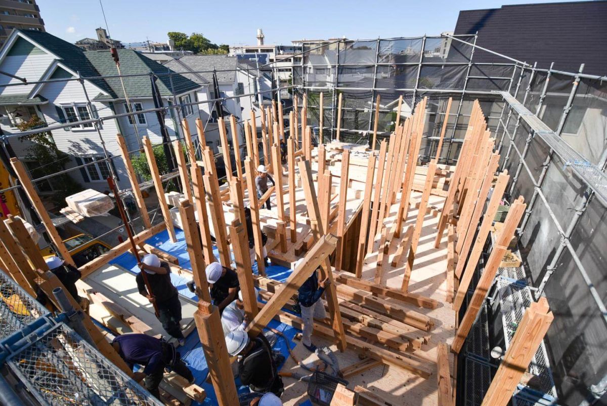 「福岡市城南区08」注文住宅現場リポート③【上棟式】