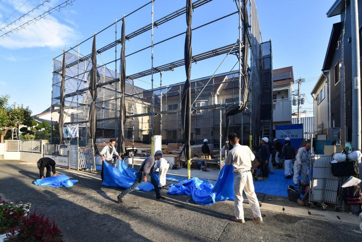「福岡市城南区08」注文住宅現場リポート③【上棟式】