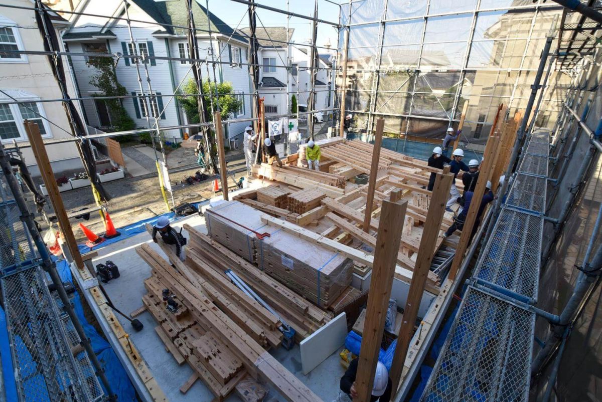 「福岡市城南区08」注文住宅現場リポート③【上棟式】