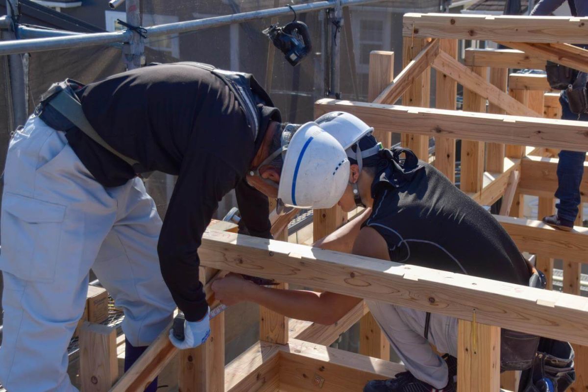 福岡県福岡市城南区08　注文住宅建築現場リポート③　～上棟式・前編～