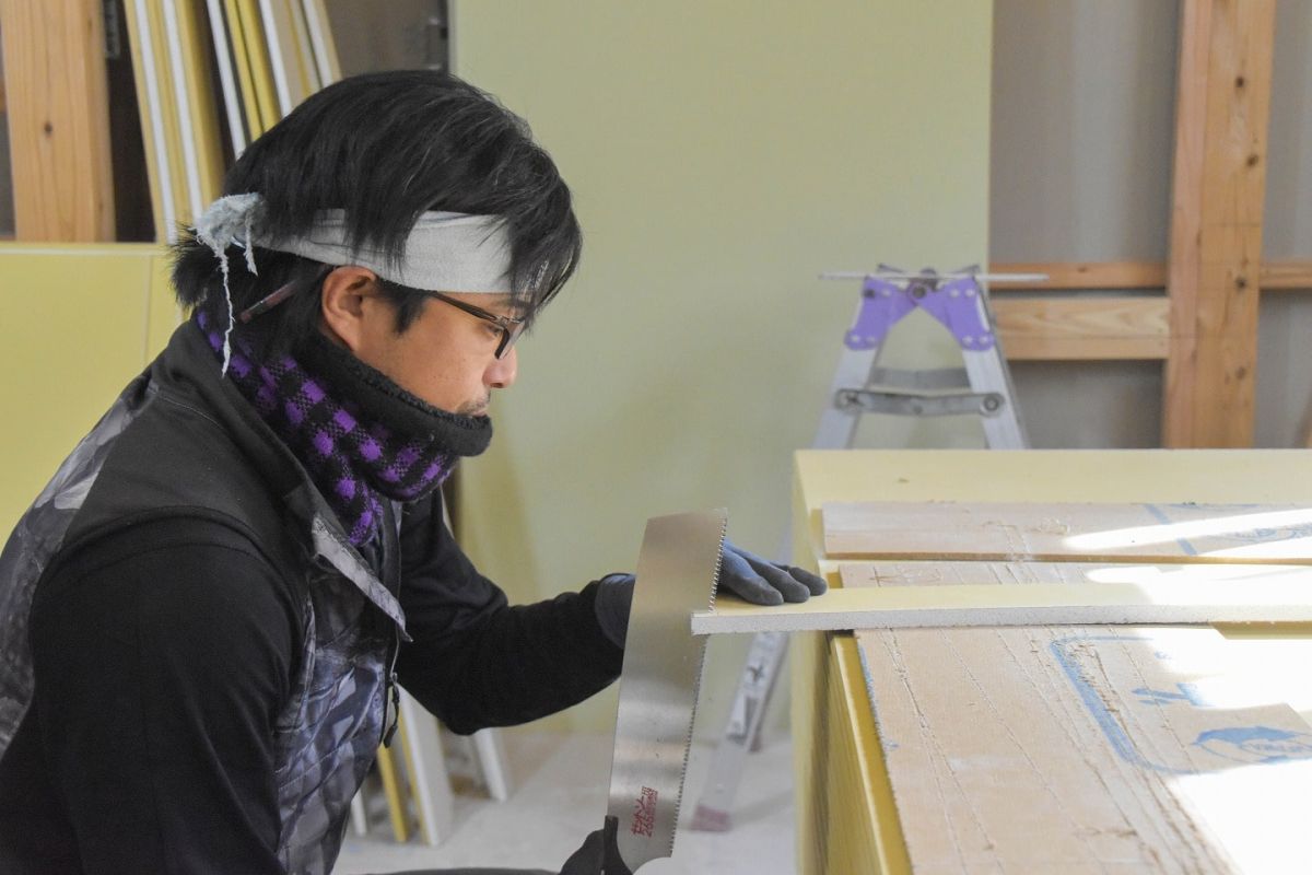 「福岡市城南区10」注文住宅現場リポート④【木工事】【石膏ボード】