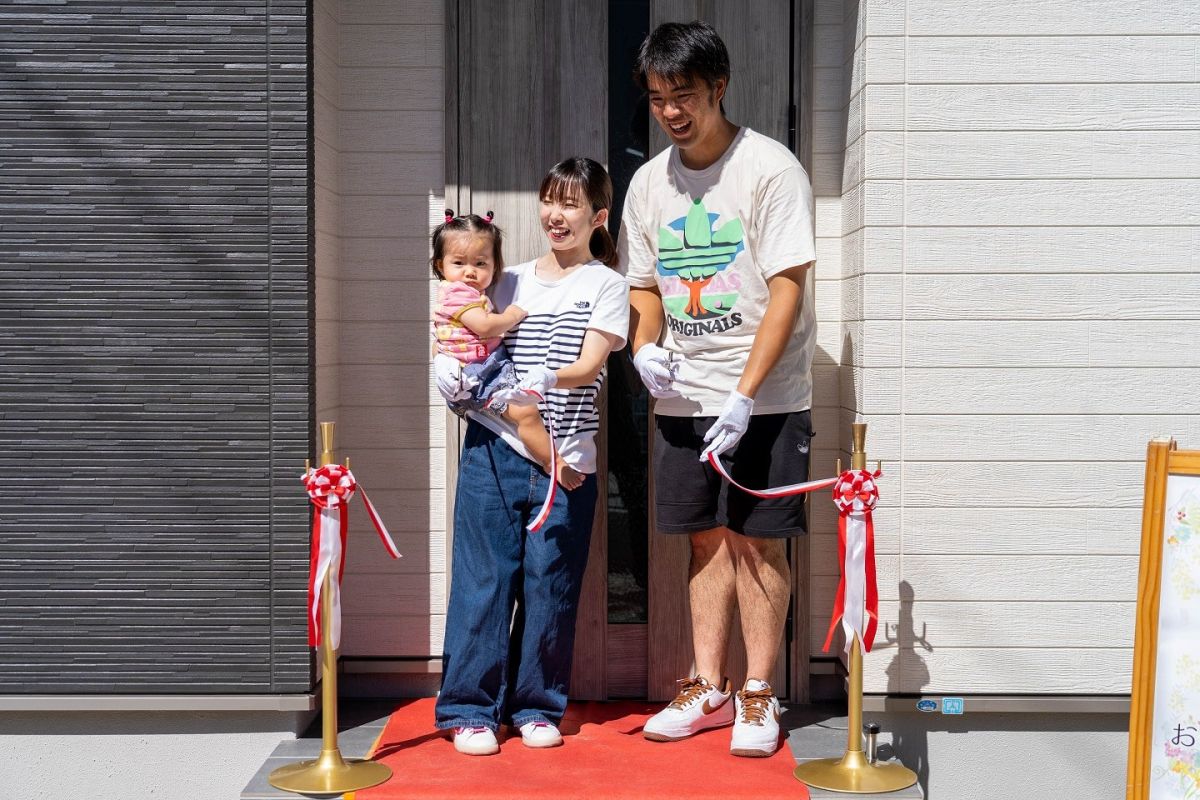 福岡県福岡市南区柏原05　注文住宅建築現場リポート⑧　～引き渡し式～