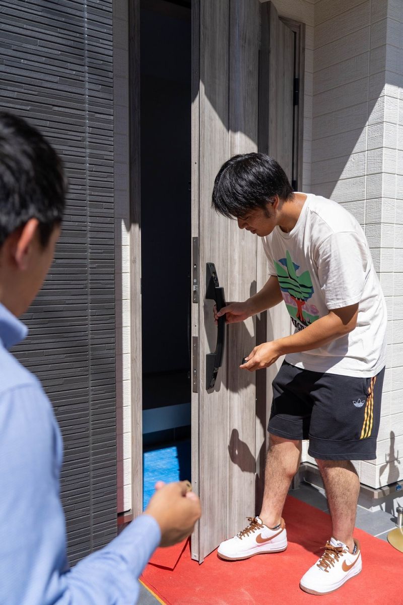 福岡県福岡市南区柏原05　注文住宅建築現場リポート⑧　～引き渡し式～