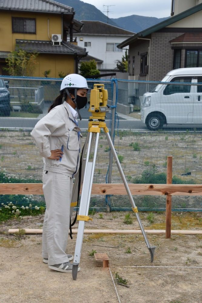 福岡県糟屋郡粕屋町03　注文住宅建築現場リポート②　～基礎工事・遣り方～