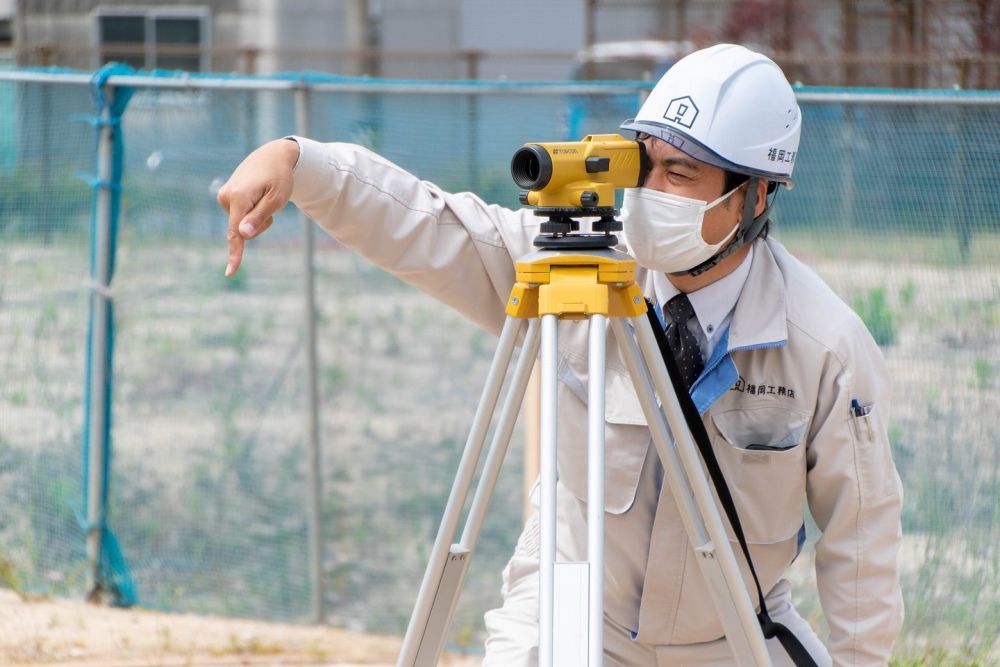 福岡県糟屋郡粕屋町03　注文住宅建築現場リポート②　～基礎工事・遣り方～