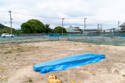 福岡県糟屋郡粕屋町03　注文住宅建築現場リポート②　～基礎工事・遣り方～