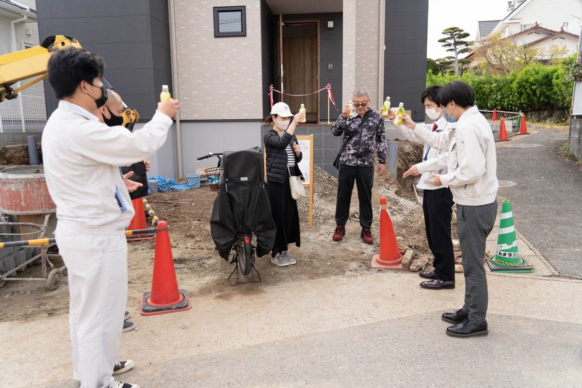 福岡県福岡市城南区10　注文住宅建築現場リポート⑥　～お引き渡し式～