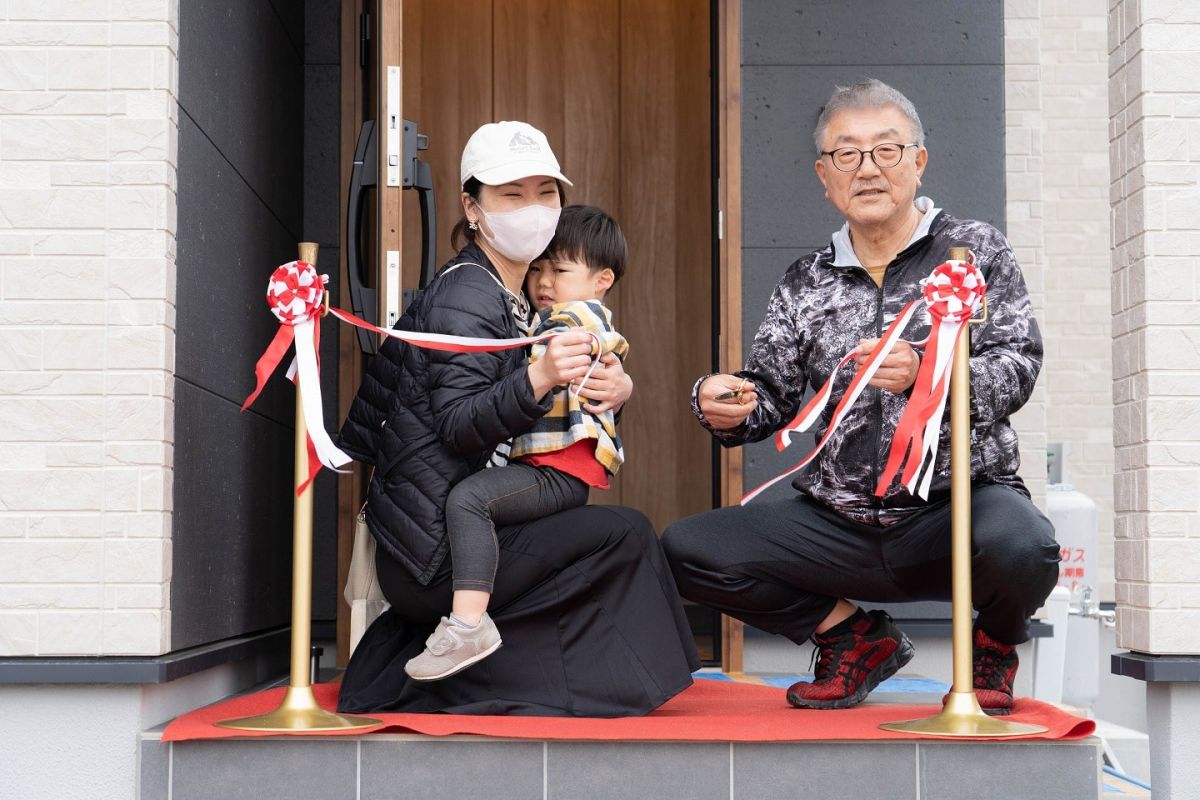 福岡県福岡市城南区10　注文住宅建築現場リポート⑥　～お引き渡し式～