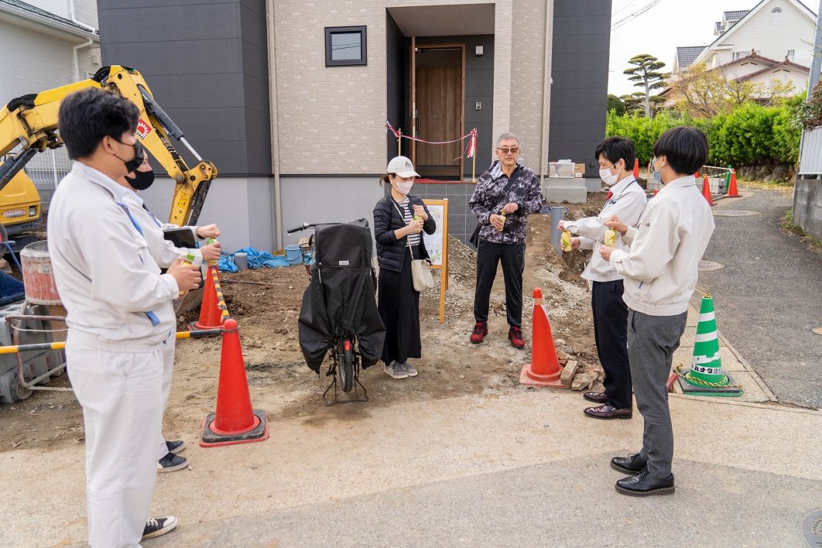 福岡県福岡市城南区10　注文住宅建築現場リポート⑥　～お引き渡し式～