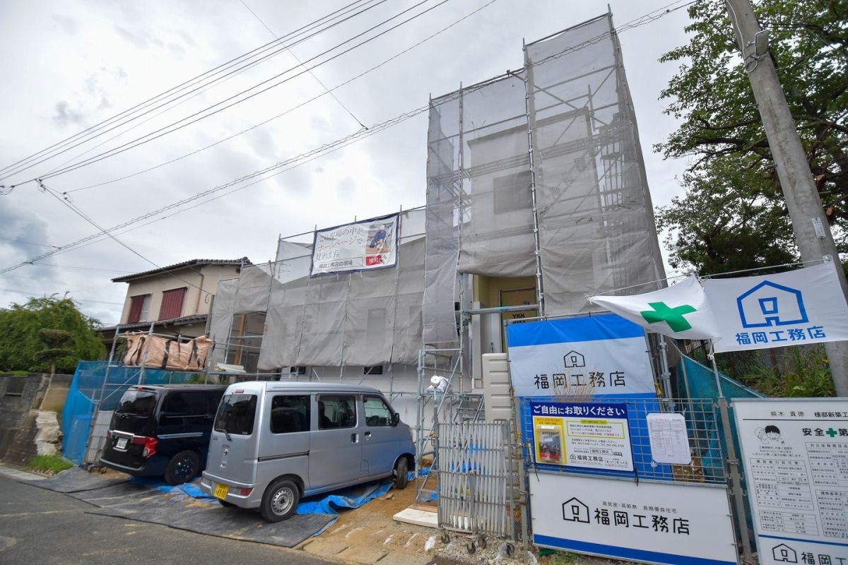 福岡県飯塚市02　注文住宅建築現場リポート⑤　～木工事・下地施工～