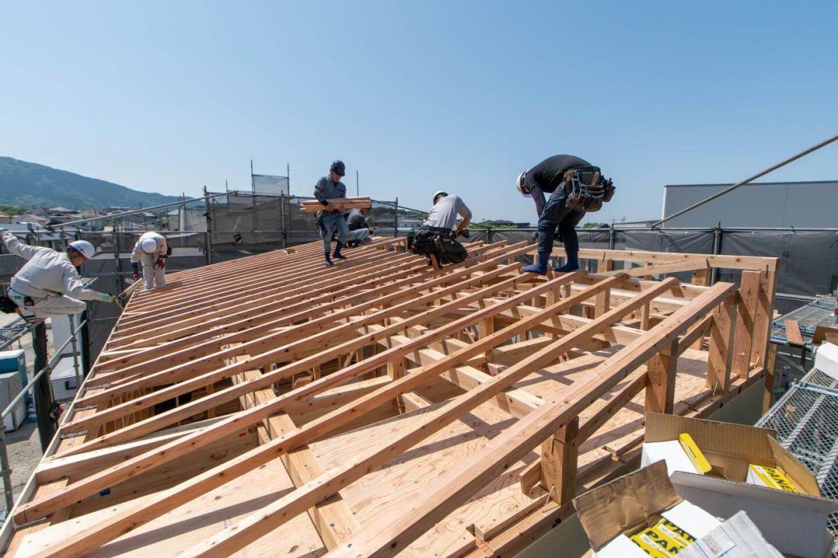 福岡県福岡市南区柏原05　注文住宅建築現場リポート④　～上棟式・後編～