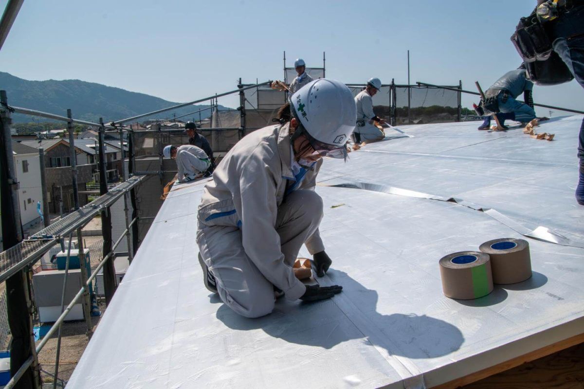 「福岡市南区柏原05」注文住宅現場リポート④【上棟式】