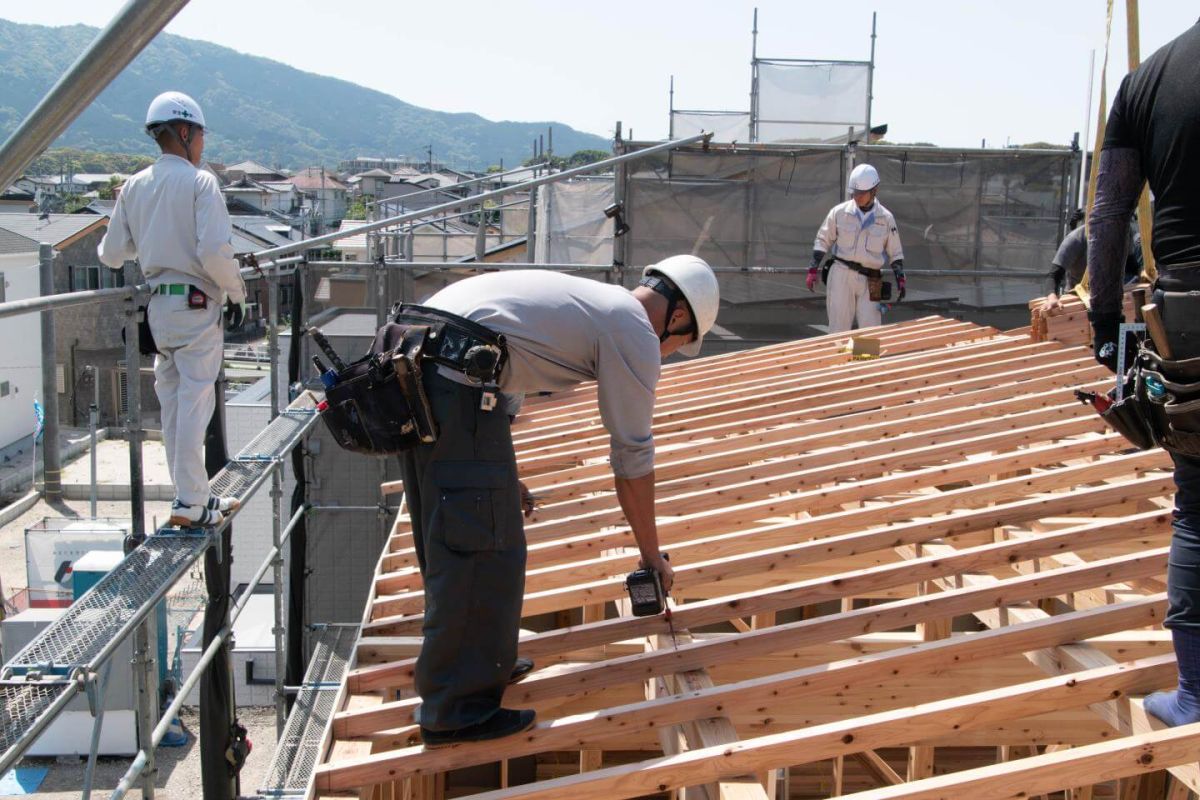 「福岡市南区柏原05」注文住宅現場リポート④【上棟式】