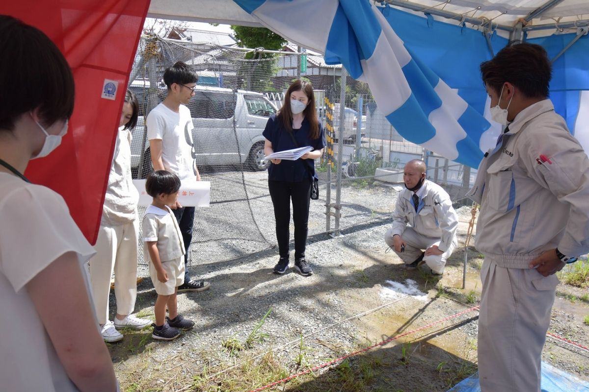 福岡県福岡市西区08　注文住宅建築現場リポート①　～地鎮祭～