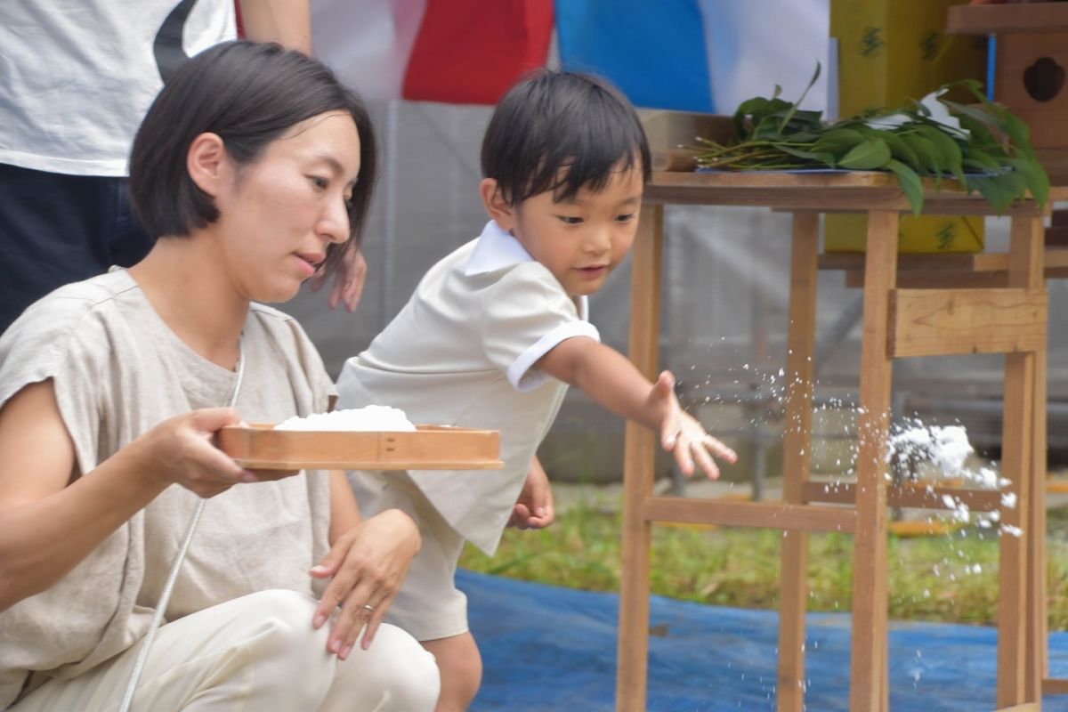 「福岡市西区08」注文住宅現場リポート①【地鎮祭】