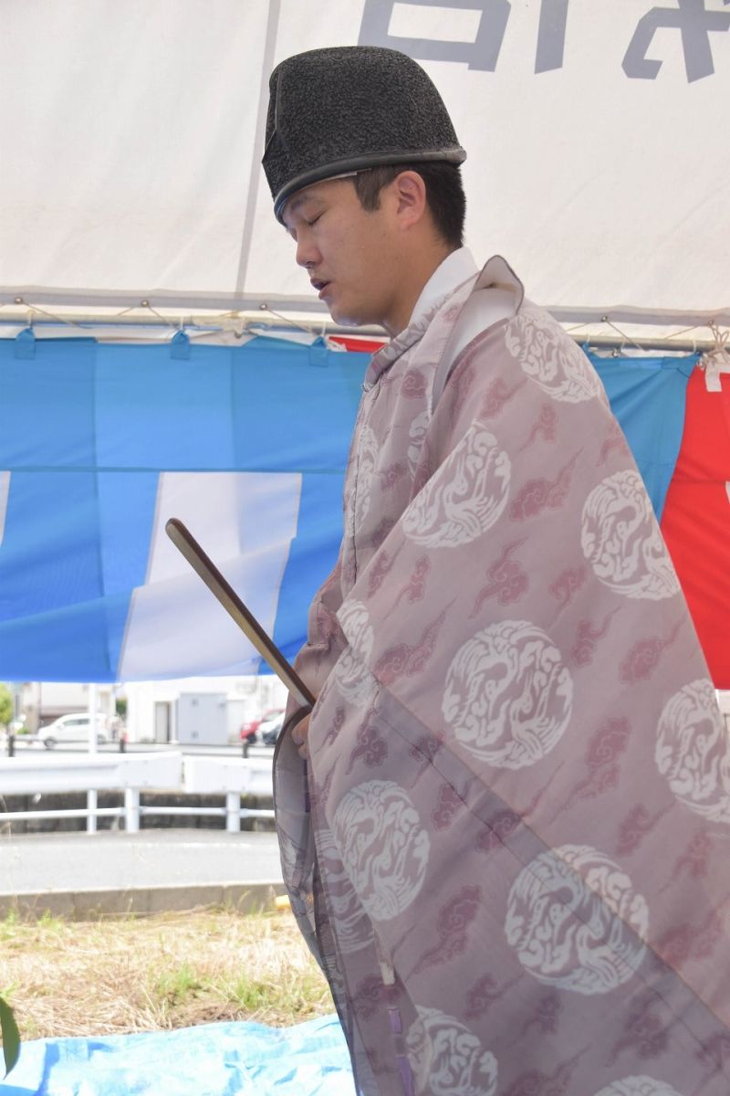 「福岡市西区08」注文住宅現場リポート①【地鎮祭】
