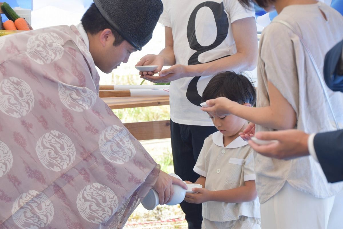 「福岡市西区08」注文住宅現場リポート①【地鎮祭】