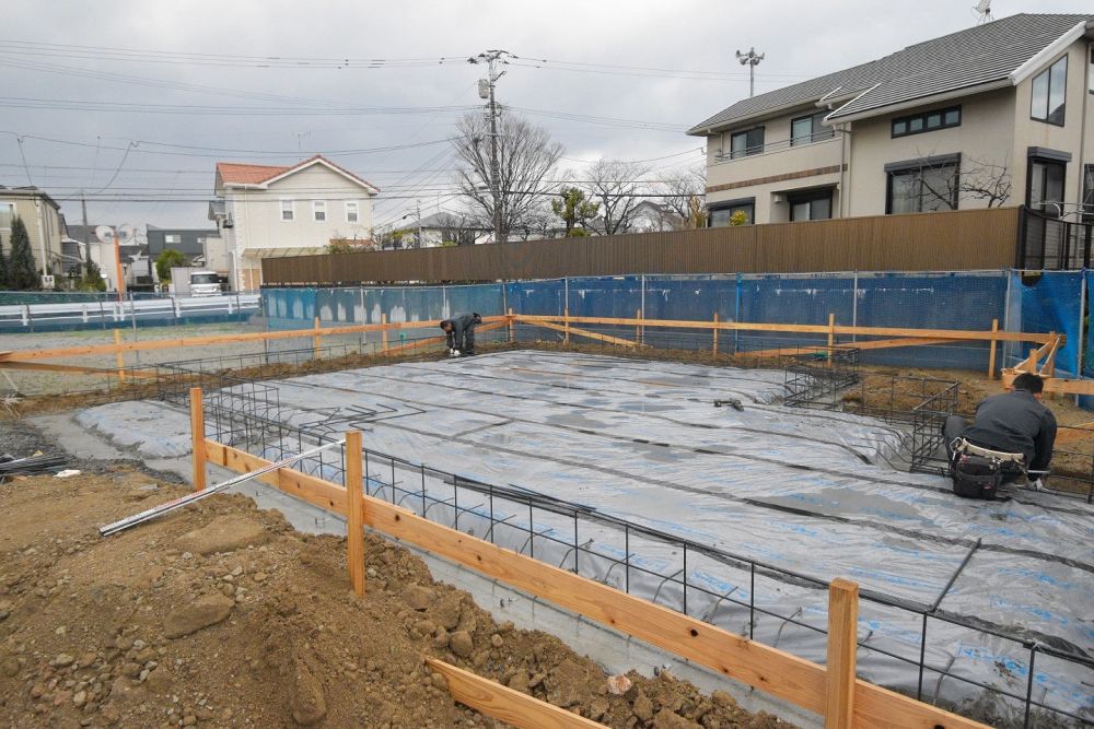 「太宰府市06」注文住宅現場リポート③【基礎工事】【配筋】