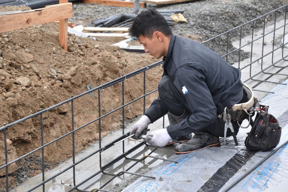 「太宰府市06」注文住宅現場リポート③【基礎工事】【配筋】