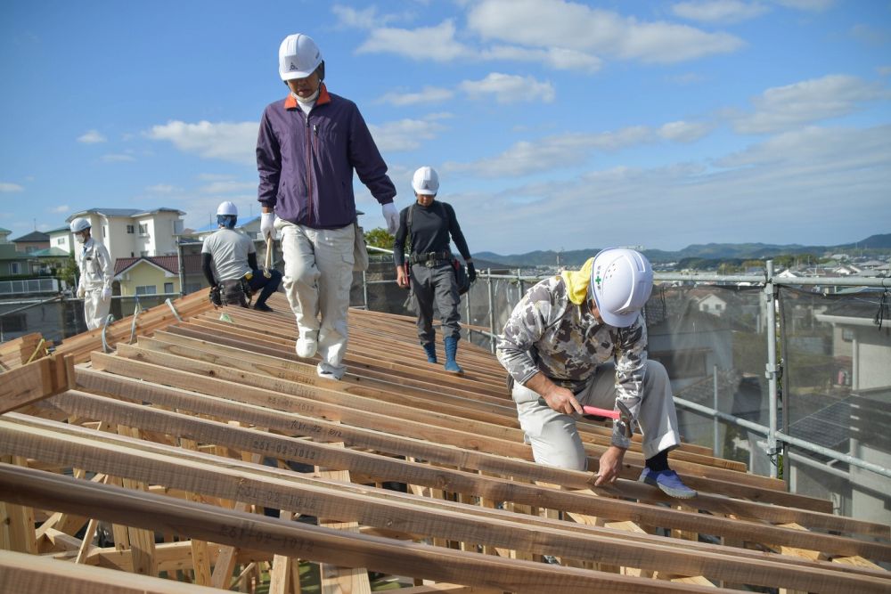 福岡県宗像市05　注文住宅現場リポート④　～上棟式～