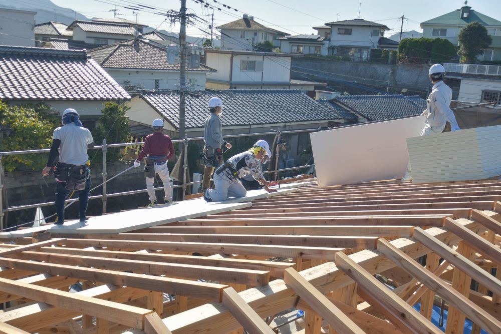 福岡県宗像市05　注文住宅現場リポート④　～上棟式～