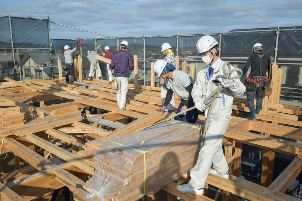 福岡県宗像市05　注文住宅現場リポート④　～上棟式～