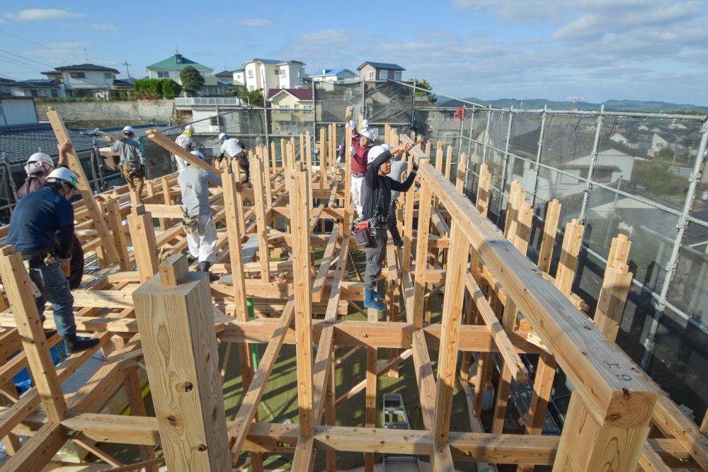 福岡県宗像市05　注文住宅現場リポート④　～上棟式～