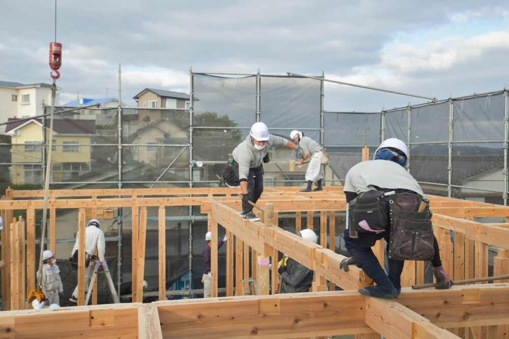 福岡県宗像市05　注文住宅現場リポート④　～上棟式～