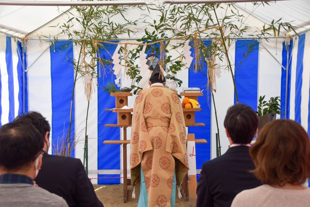 「福岡市西区05」注文住宅現場リポート①【地鎮祭】