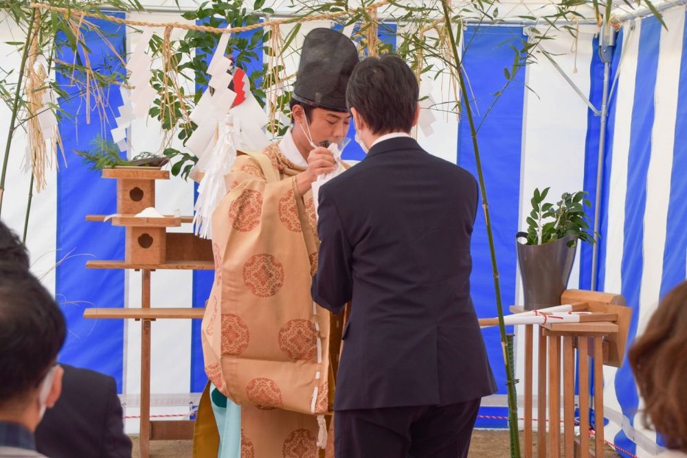 福岡市西区05　注文住宅建築現場リポート①　～地鎮祭～