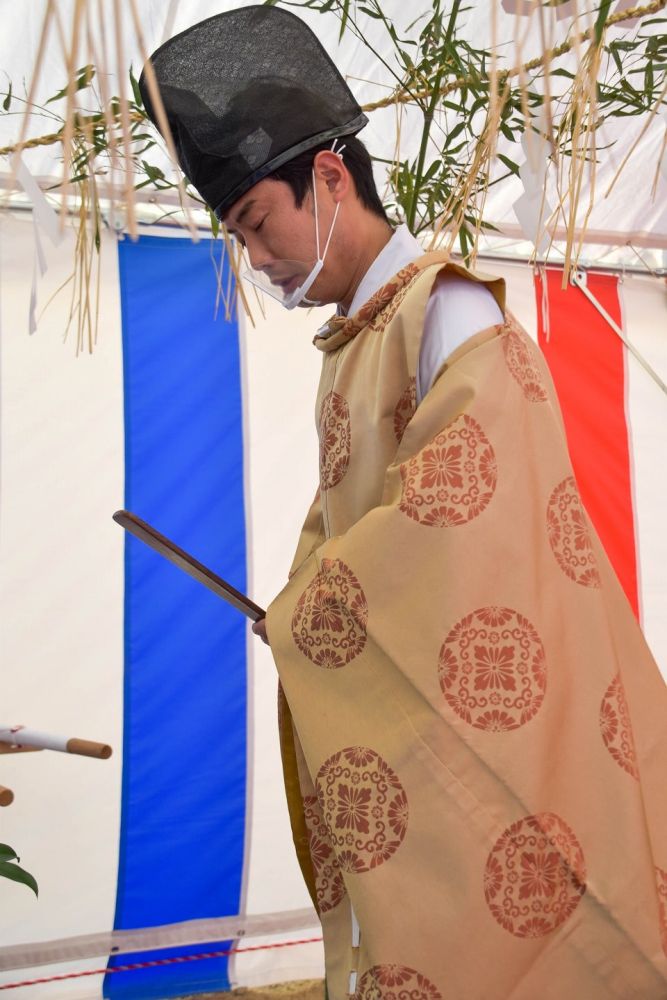 「福岡市西区05」注文住宅現場リポート①【地鎮祭】
