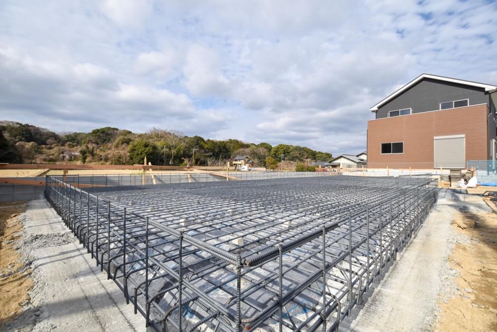 「飯塚市01」注文住宅現場リポート①【基礎工事】【配筋】
