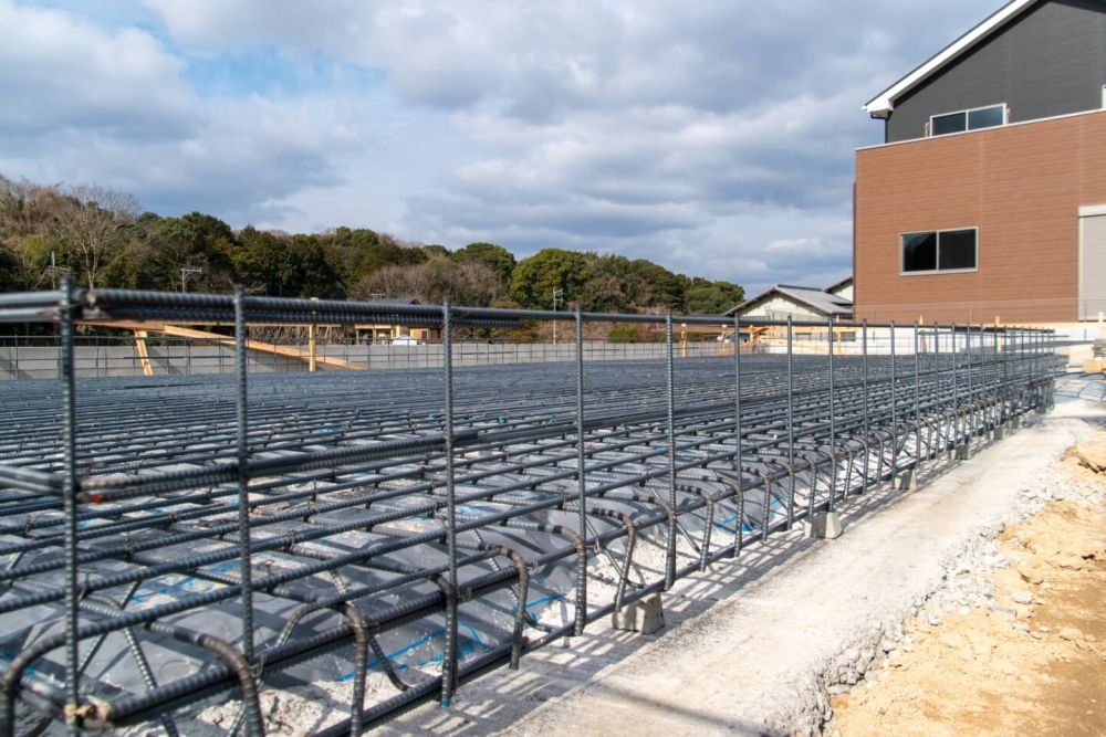 「飯塚市01」注文住宅現場リポート①【基礎工事】【配筋】