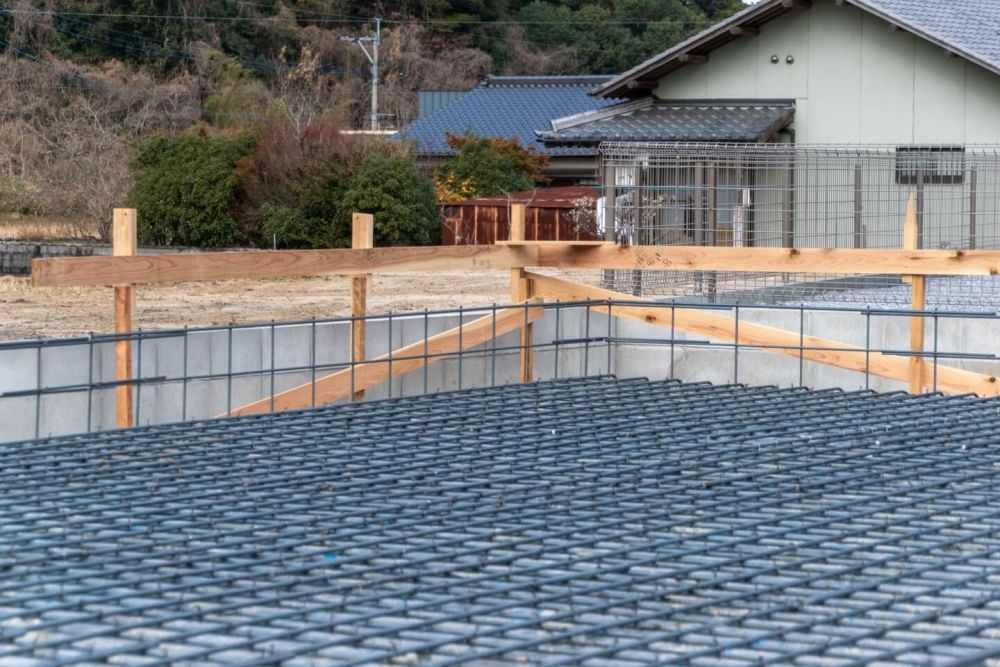 「飯塚市01」注文住宅現場リポート①【基礎工事】【配筋】