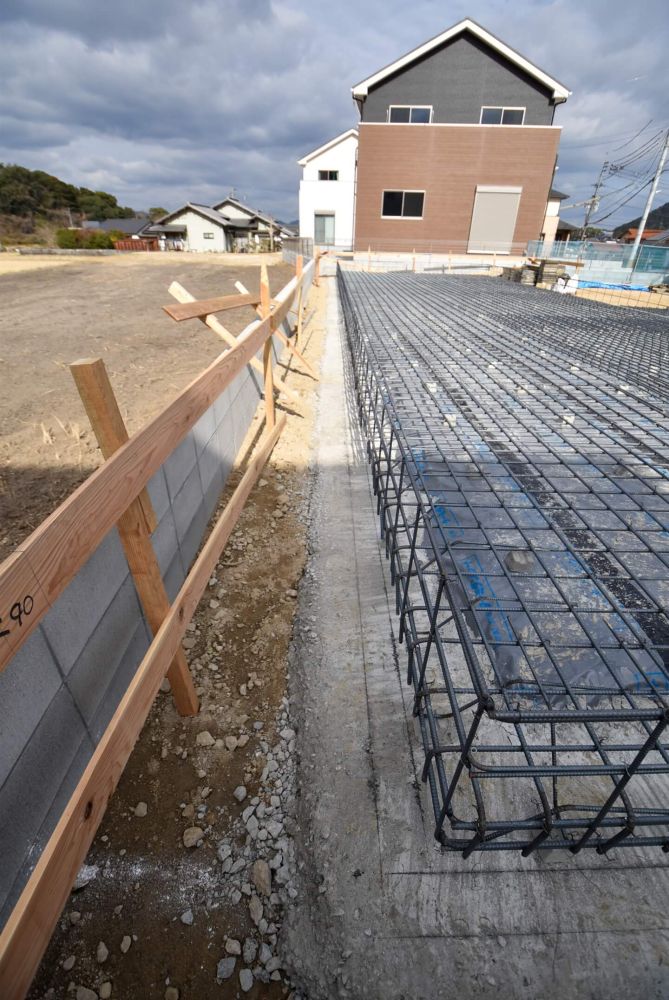 「飯塚市01」注文住宅現場リポート①【基礎工事】【配筋】