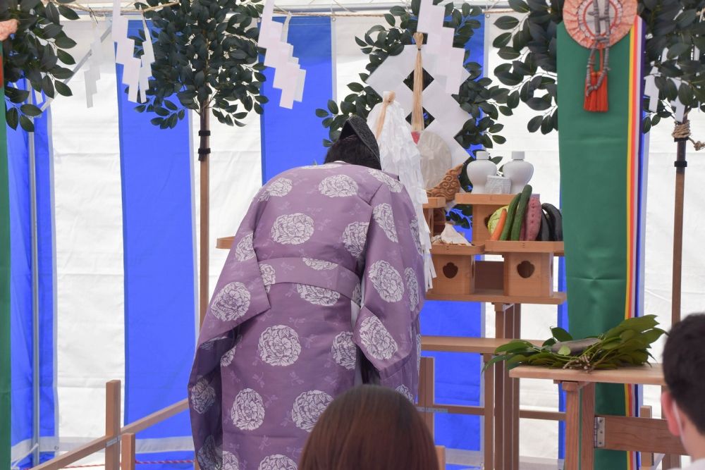 「福岡市東区09」注文住宅現場リポート①【地鎮祭】