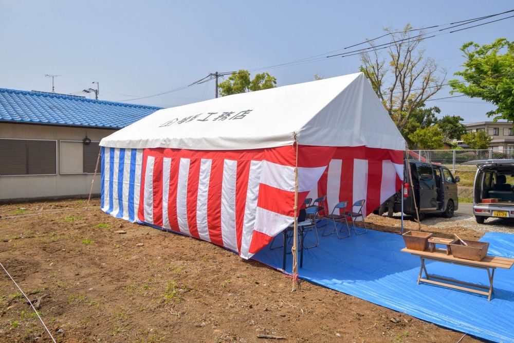 「福岡市東区09」注文住宅現場リポート①【地鎮祭】