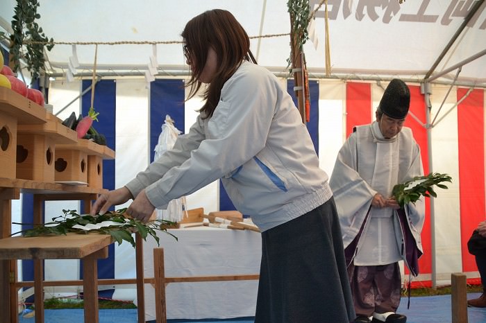 福岡県久留米市寺町01　注文住宅建築現場リポート①　～地鎮祭～