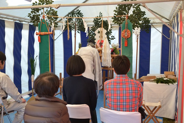 福岡県久留米市寺町01　注文住宅建築現場リポート①　～地鎮祭～