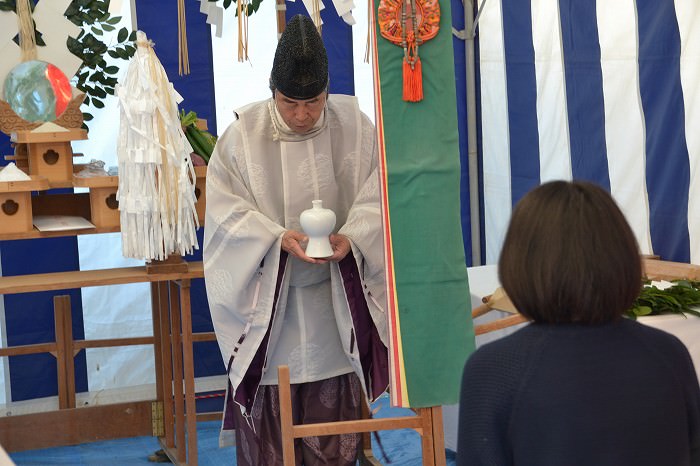 福岡県久留米市寺町01　注文住宅建築現場リポート①　～地鎮祭～