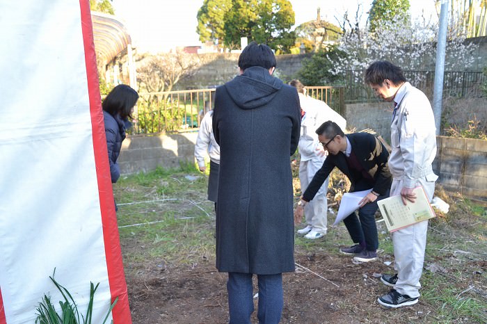 福岡県久留米市寺町01　注文住宅建築現場リポート①　～地鎮祭～