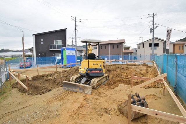 「古賀市04」注文住宅現場リポート②【基礎工事】【根切り】