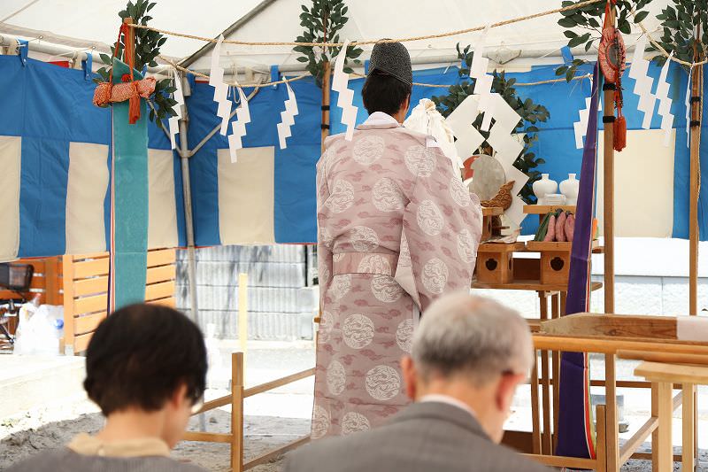 「福岡市早良区百道01」注文住宅現場リポート①【地鎮祭】