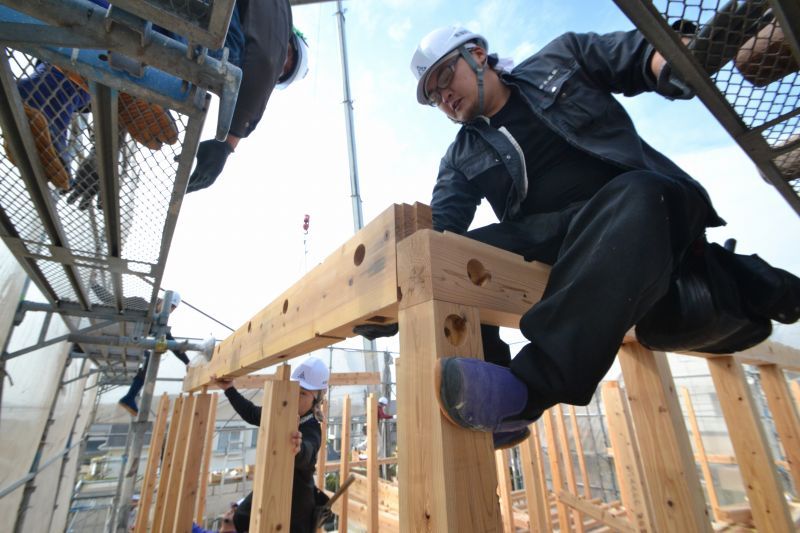 福岡県宗像市03　注文住宅建築現場リポート④　～上棟式～