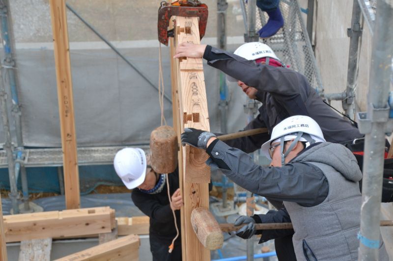 福岡県宗像市03　注文住宅建築現場リポート④　～上棟式～