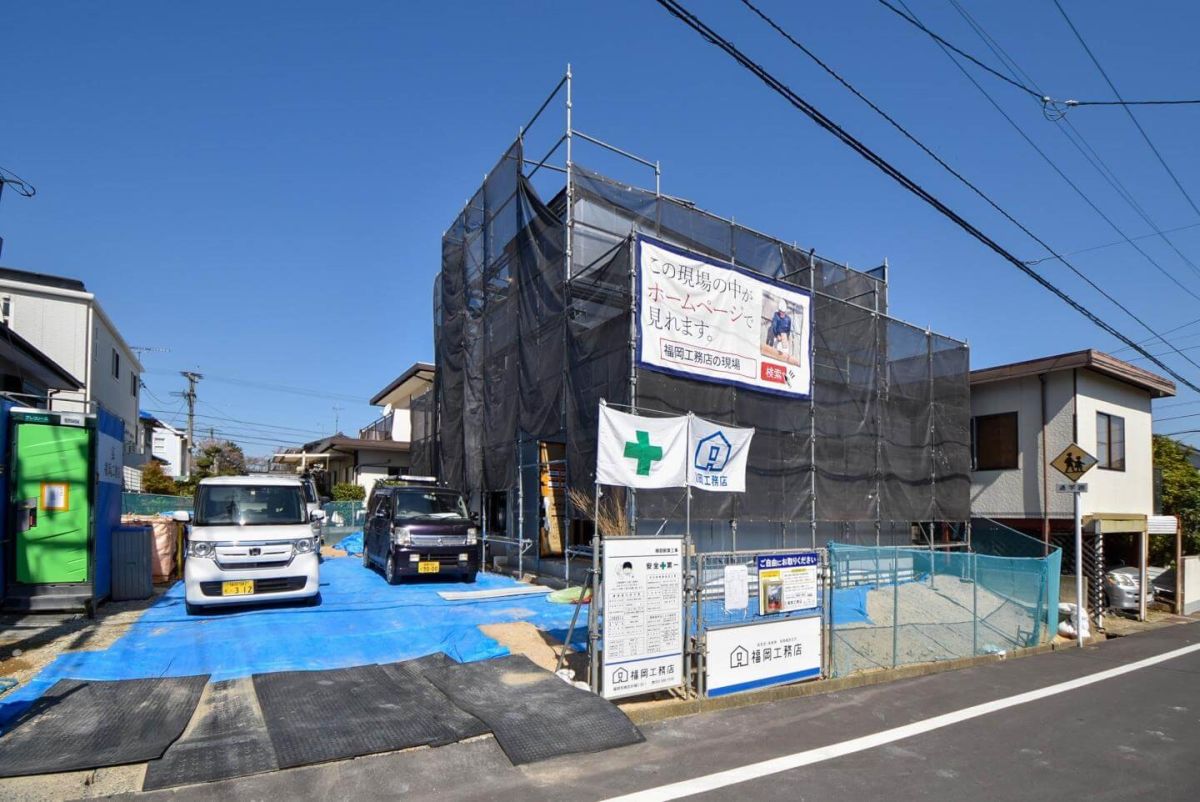 福岡県糟屋郡志免町07　注文住宅建築現場リポート⑤　～木工事・床材施工～