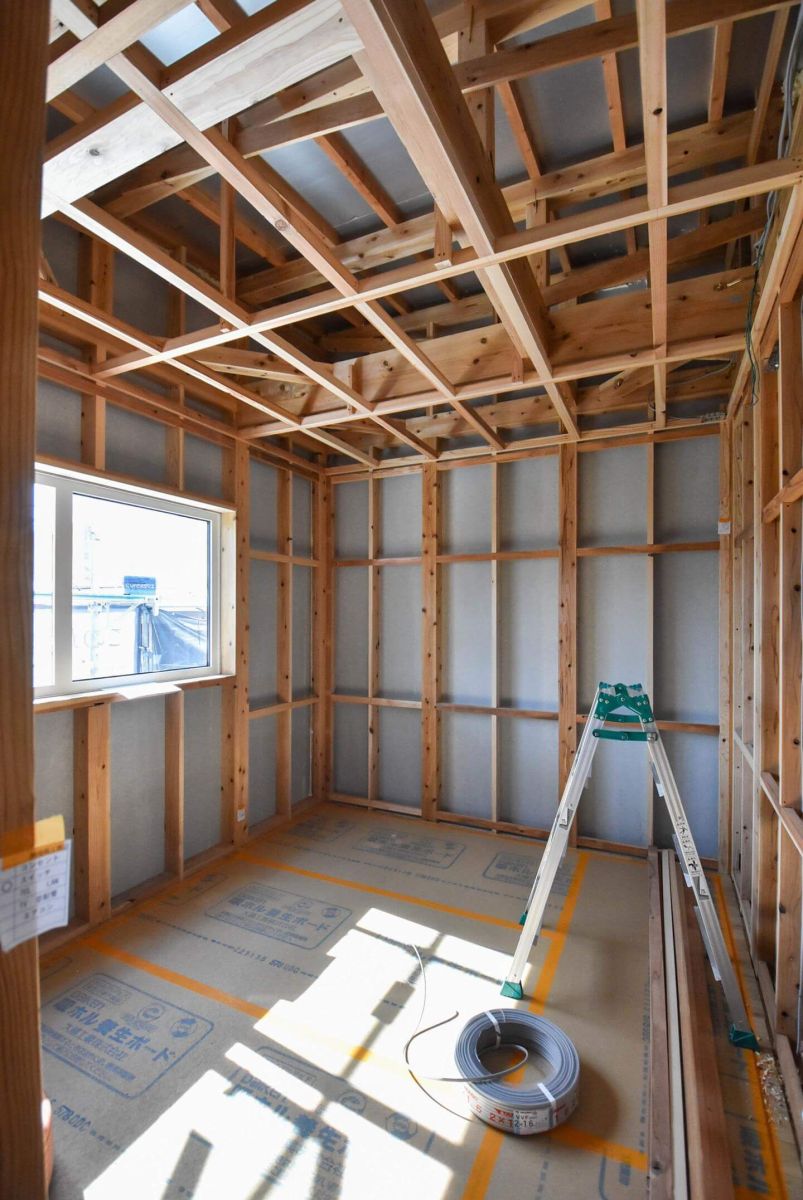 「糟屋郡志免町07」注文住宅現場リポート⑤【木工事】【床材】