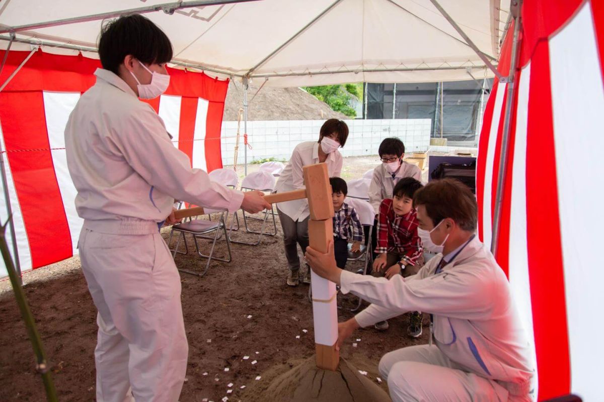 福岡県宗像市06　注文住宅建築現場リポート①　～地鎮祭～