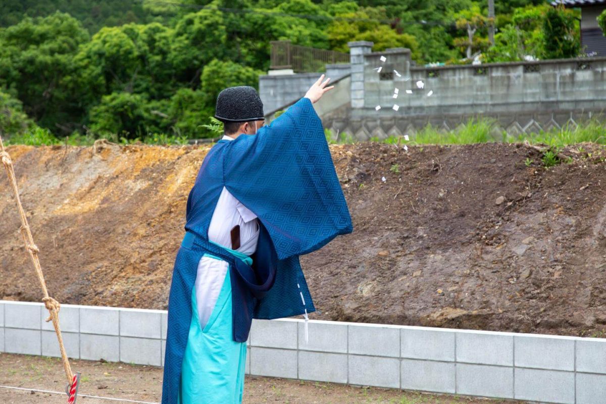 福岡県宗像市06　注文住宅建築現場リポート①　～地鎮祭～