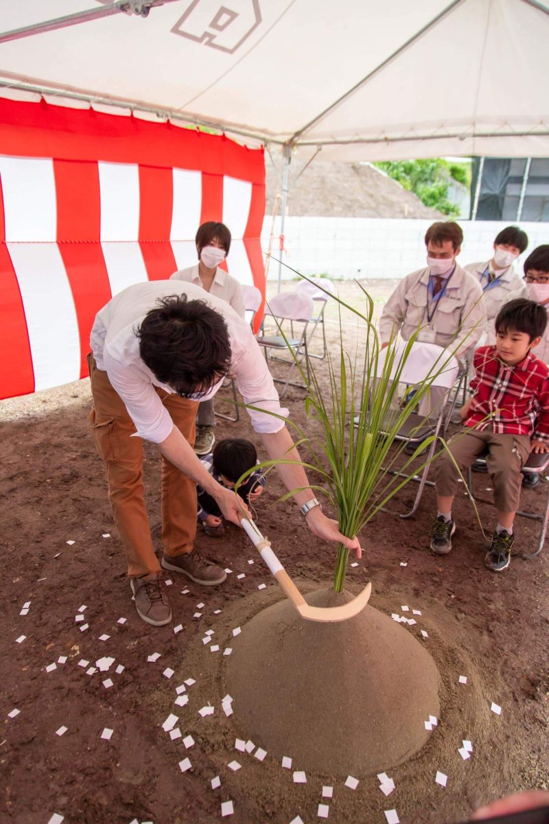 福岡県宗像市06　注文住宅建築現場リポート①　～地鎮祭～